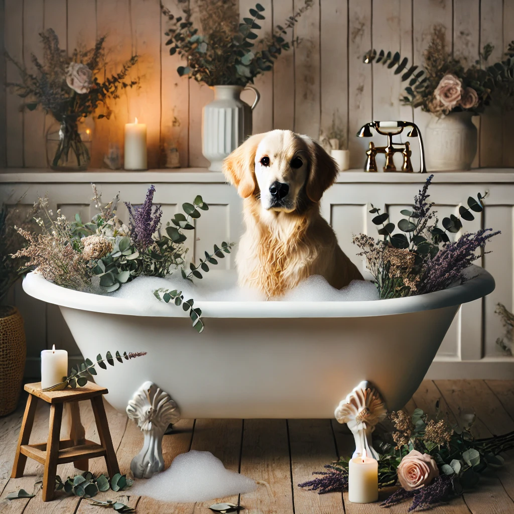 plant based dog bath